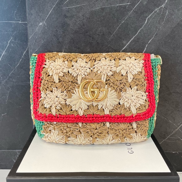 SOLD π₯ HP π₯ GG Raffia Marmont 2.0 - Picture 5 of 11